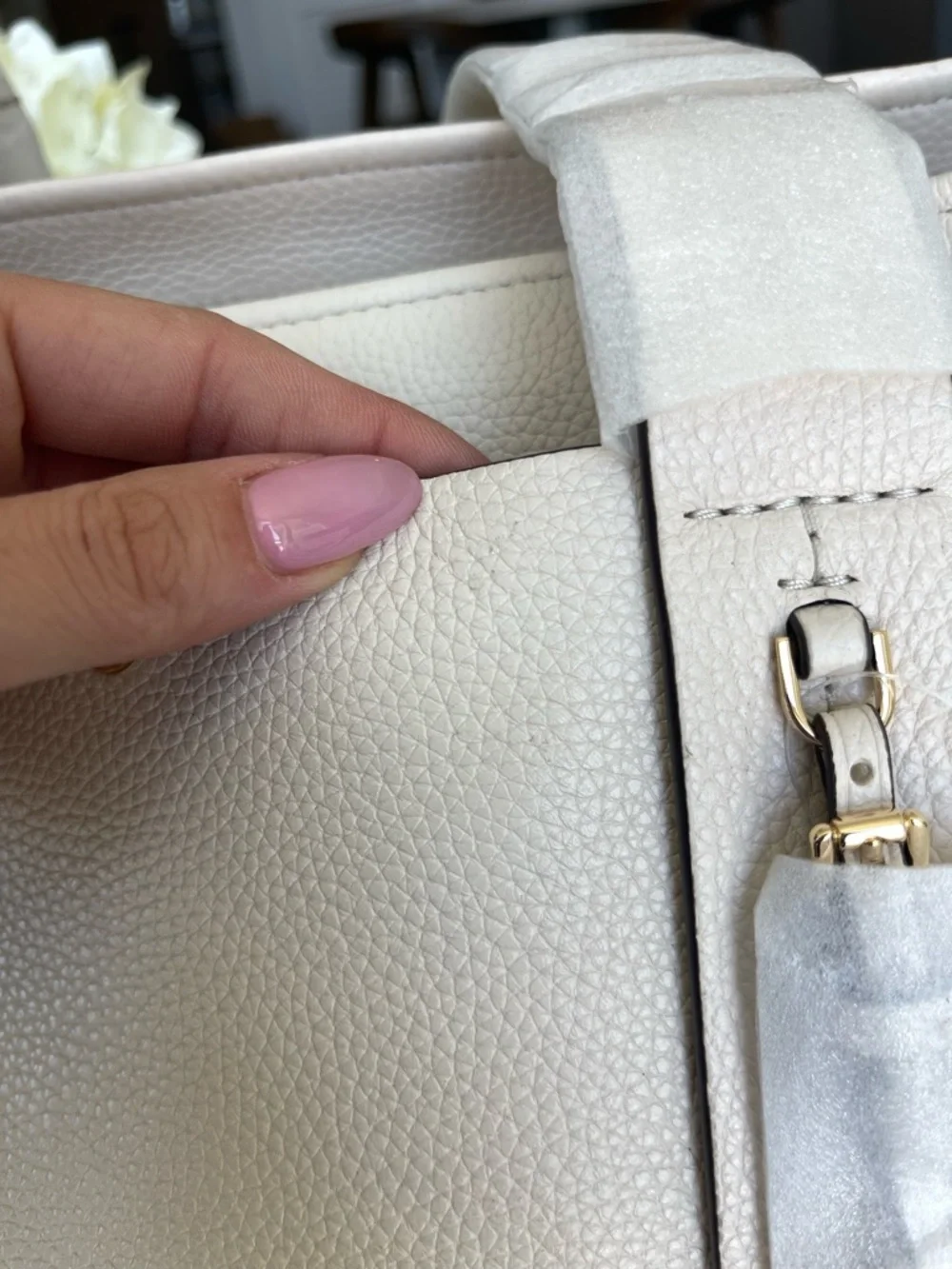 Michael Kors Romee Large Pebbled Leather Tote Bag - Picture 5 of 15